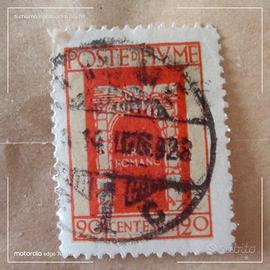 1 francobollo del regno d'Italia 1928 