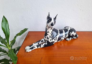 💎 Statua Vintage cane in ceramica