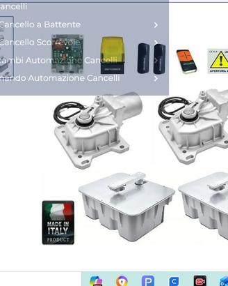 kit cancello elettrico