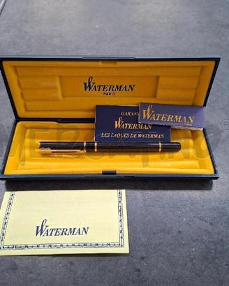 PENNA A SFERA WATERMAN PARIS NERA E COLOR ORO