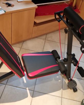 panca per addominali casalinga 