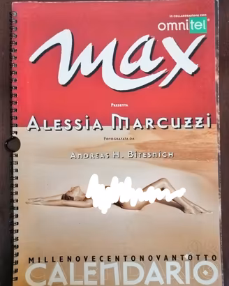 Calendario Max 1998 Alessia Marcuzzi