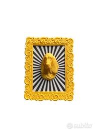 Basset Hound - Cornice Barocca/Pop Art
