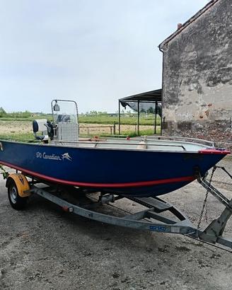 barca Canadian 560 compreso carrello