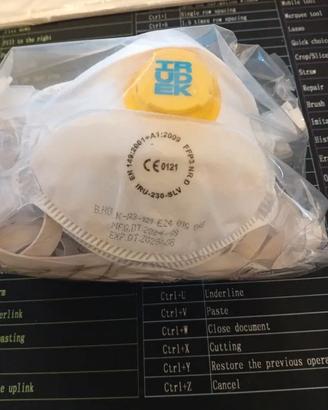 Mascherina FFP3 con valvola di espirazione