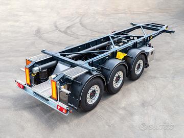 Semirimorchio portacontainer tank Seyit Usta