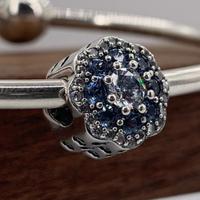PANDORA Fiore Blu Scintillante 797851NMB Charm