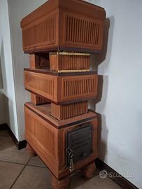 STUFA A LEGNA IN TERRA COTTA