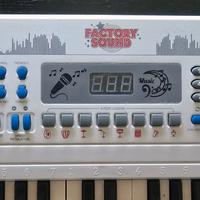 Tastiera Elettronica FACTORY SOUND 54KEY, bianca.