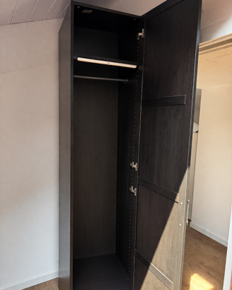 Armadio Pax Ikea 1 anta con ripiani