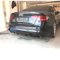 DIFFUSORE AUDI A5 B8 B81 COUPE CABRIO 11-16 LOOK R