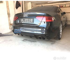 DIFFUSORE AUDI A5 B8 B81 COUPE CABRIO 11-16 LOOK R