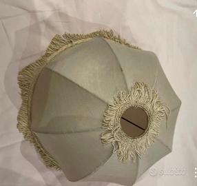 Paralume color avorio in seta