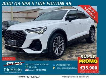 Audi Q3 SPB S Line Interno ed esterno 2.0 TDI...