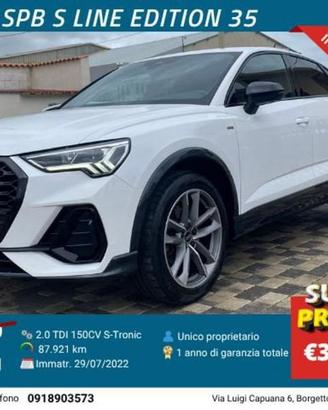 Audi Q3 SPB S Line Interno ed esterno 2.0 TDI...
