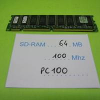 Modulo SD-RAM 64 Mbyte PC100 100 Mhz, memoria per