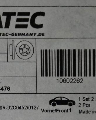 dischi freno anteriori FORD VOLVO MAZDA