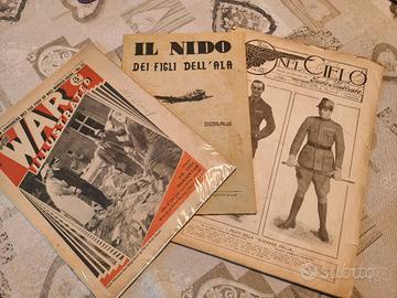 LOTTO 3 RIVISTE D'EPOCA - AVIAZIONE E GUERRA