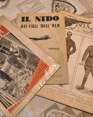 LOTTO 3 RIVISTE D'EPOCA - AVIAZIONE E GUERRA