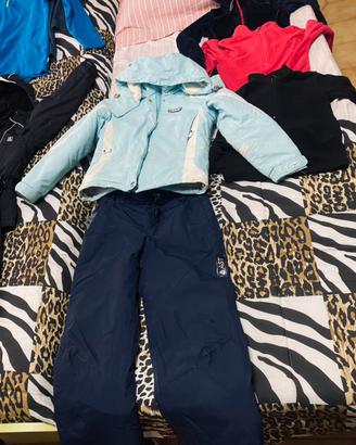 Tuta da sci bambino/a taglia 4/6 anni