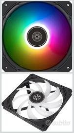 Ventole SLIM 140mm Silverstone ARGB e PWM, nuove!