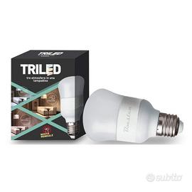 stock 20 Triled , Lampadina Led A 3 Colori E27, 7W