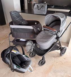 Passeggino trio, ovetto e culla neonato Maxi-Cosi