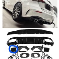 Diffusore spoiler posteriore+terminali di scarico