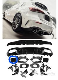 Diffusore spoiler posteriore+terminali di scarico