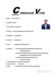 Cameriere, aiuto cuoco