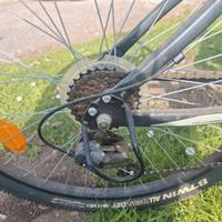 bicicletta bike nera e blo btm taglia m 