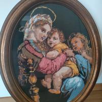 quadro fatto a mezzo punto 