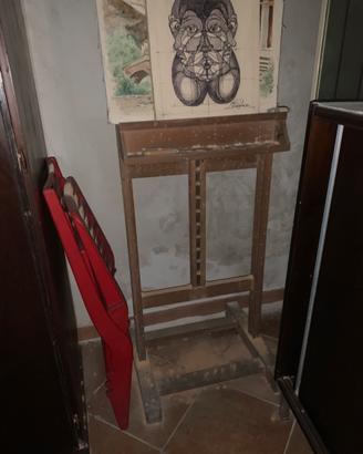 CAVALLETTO DA STUDIO PITTORE