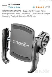 Supporto smartphone per moto e scooter 
