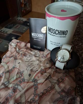 Orologio donna Moschino nuovo con scatola+foulard