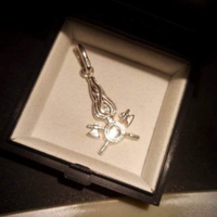 Vigili del fuoco ciondolo argento