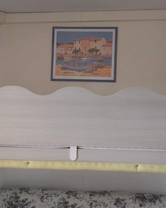 letto a soppalco con scala contenitore