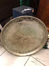 Teglia in rame  stagnante x farinata o pizza