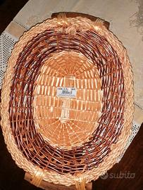 cesta ovale in vimini 