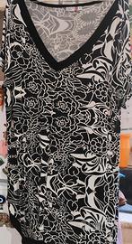 maglia maglina cotone NYD nerobianco
