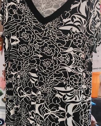 maglia maglina cotone NYD nerobianco