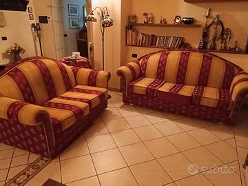 2 divani   in stoffa, stile neoclassico