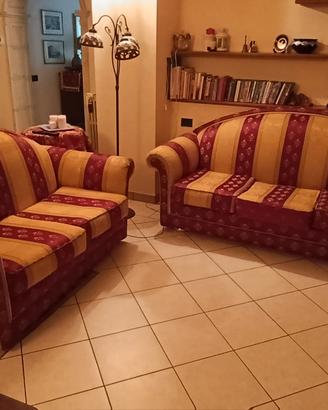 2 divani   in stoffa, stile neoclassico