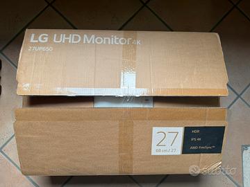 Monitor LG 4K IPS da 27 pollici