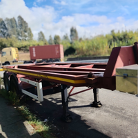 Semirimorchio porta container ribaltabile