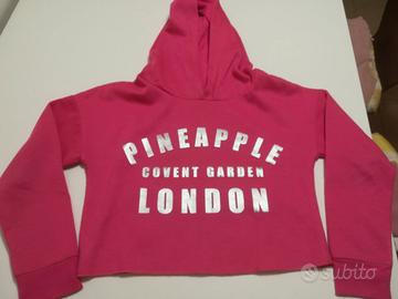 Felpa con cappuccio Pineapple corta, bambina