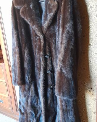 cappotto di pelliccia di visone vintage anni 70