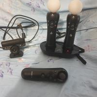 2 controller ps move +base +camera + giochi