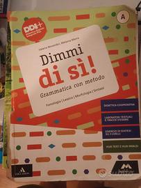 libri italiano e grammatica scuole medie Dimmi di 
