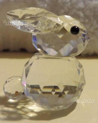 Swarovski - coniglio vintage anni 70-80 primo logo